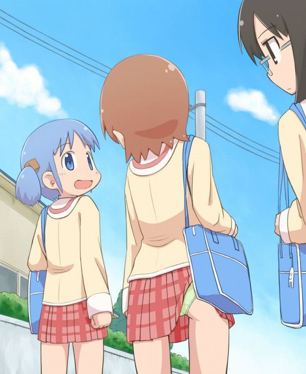 【ＪＫあるある】学生カバンにスカートが引っかかってパンチラしてる二次エロ画像【13】