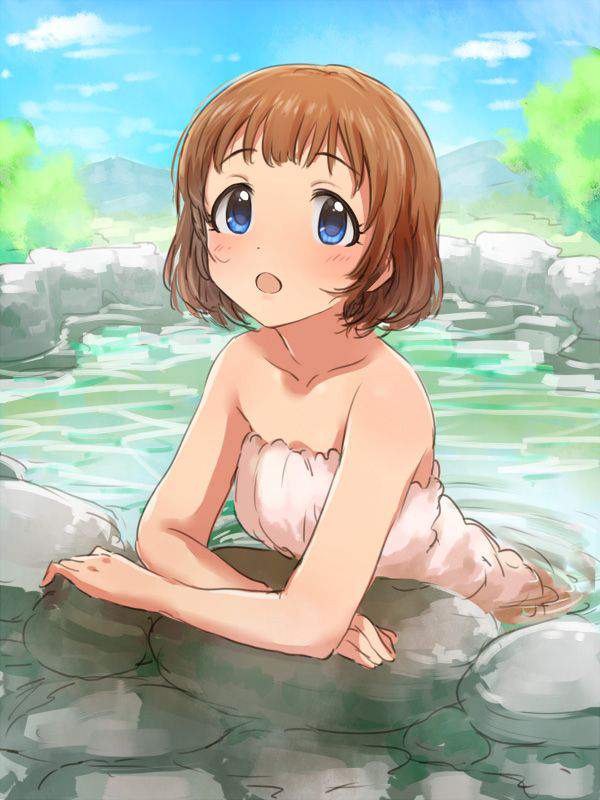 【マナー違反】手ぬぐいやタオルを温泉のお湯に入れてる女子達の二次エロ画像【33】