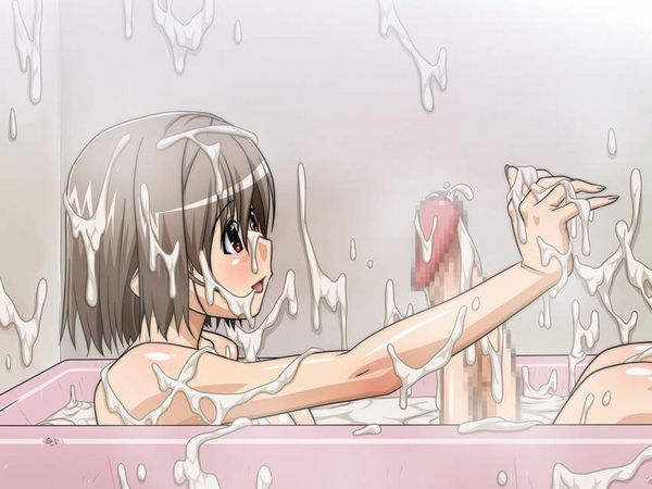 【ハァビバノンノ】ザーメン風呂に漬かる臭そうな女子達の二次エロ画像【18】