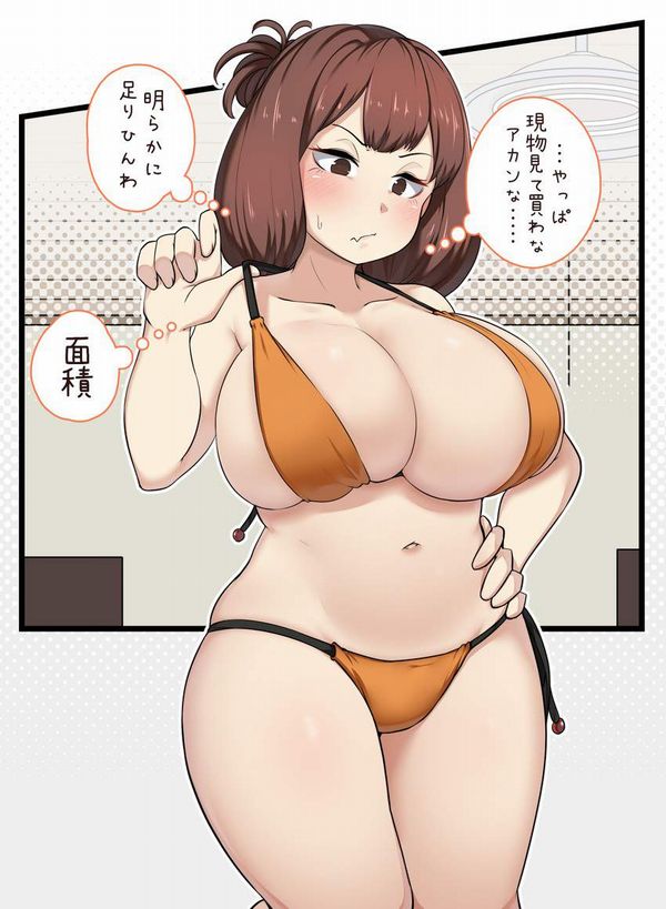 【むしろそそる】腹の肉が弛んだ子がビキニ水着姿になってる二次エロ画像【21】