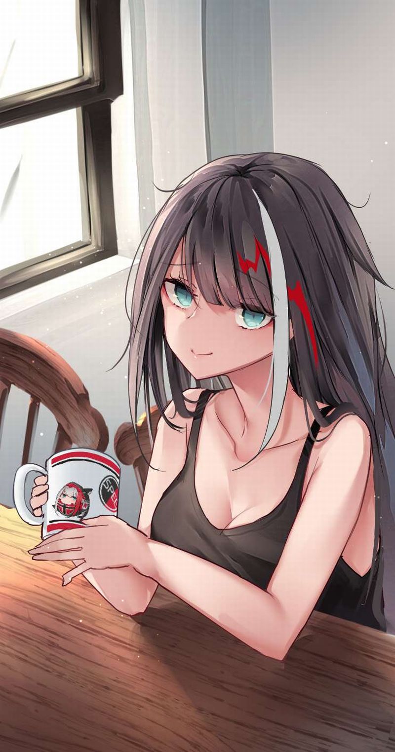 【事後の朝】コーヒーカップ持ってる女子の二次エロ画像【27】