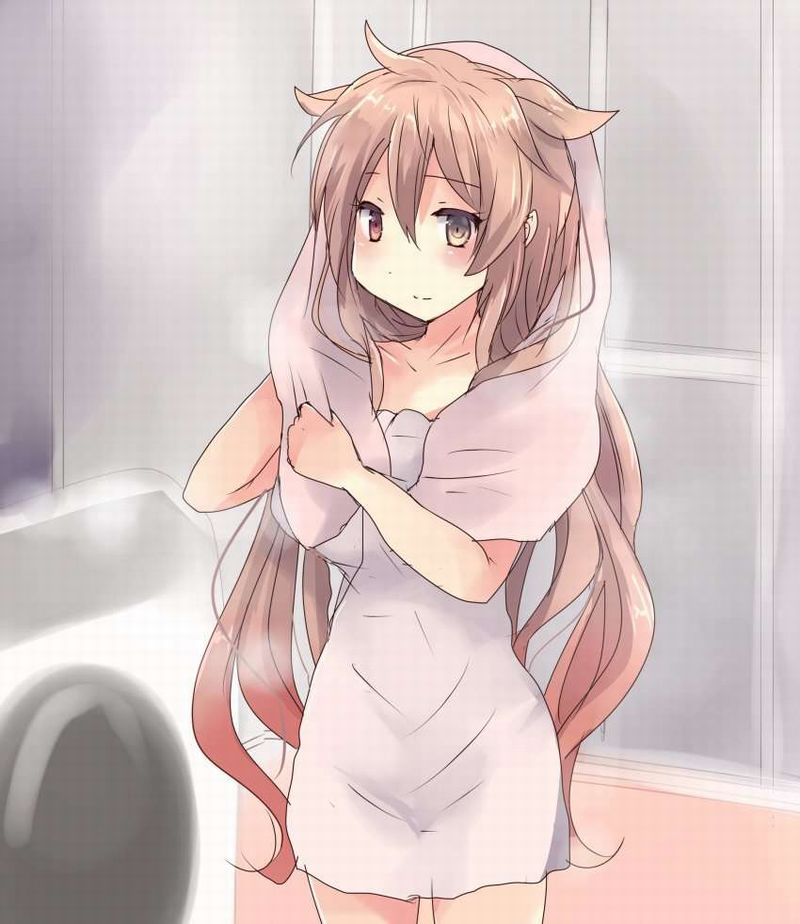 【日常の中のエロス】髪をタオルで拭いてる風呂上り女子の二次エロ画像【37】