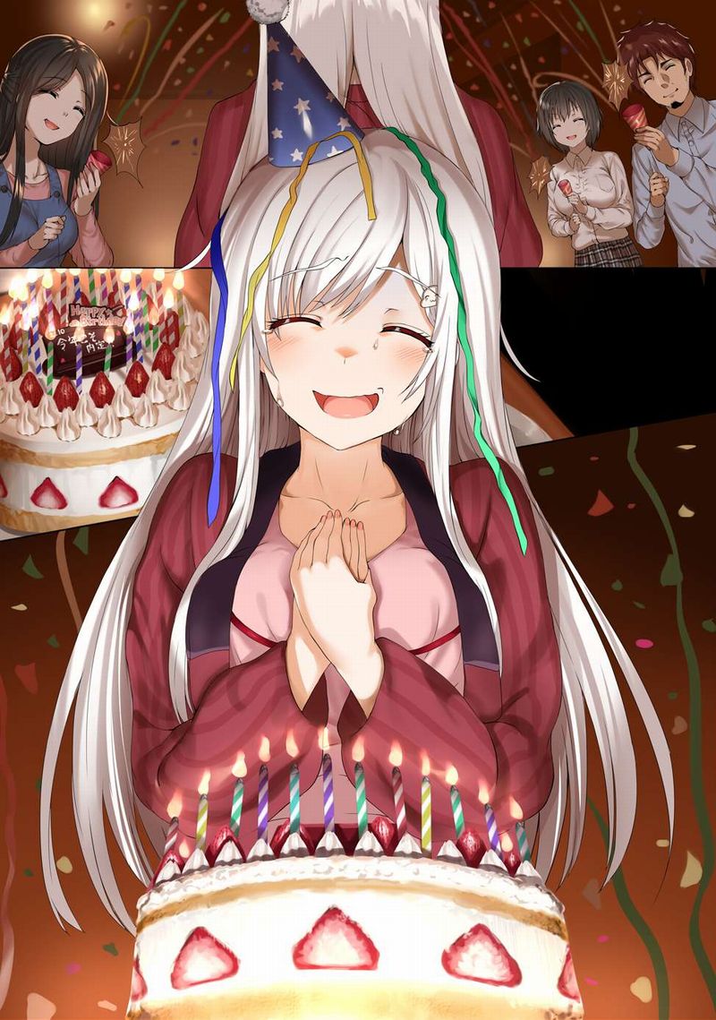【HAPPY BIRTHDAY】ケーキと共にお誕生日を祝って貰ってる女子達の二次画像【40】