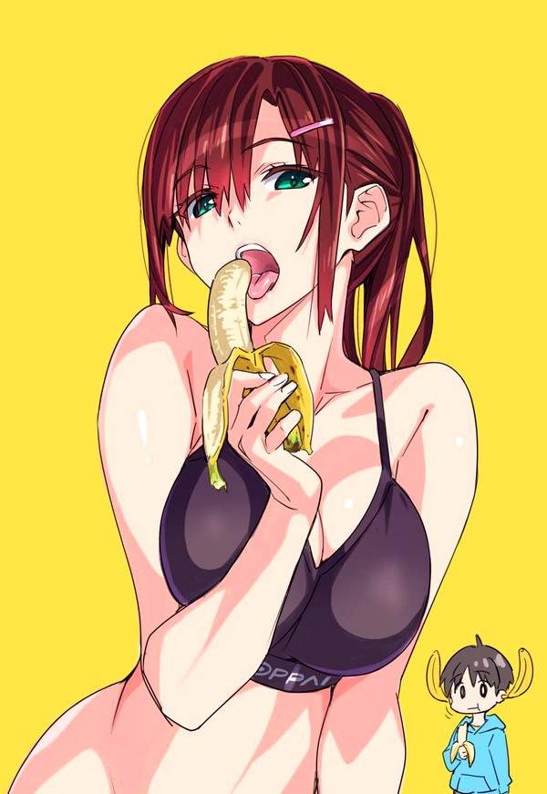 【あれぇ？バナナがある！】バナナを性的な用途に使う女子の二次エロ画像【39】