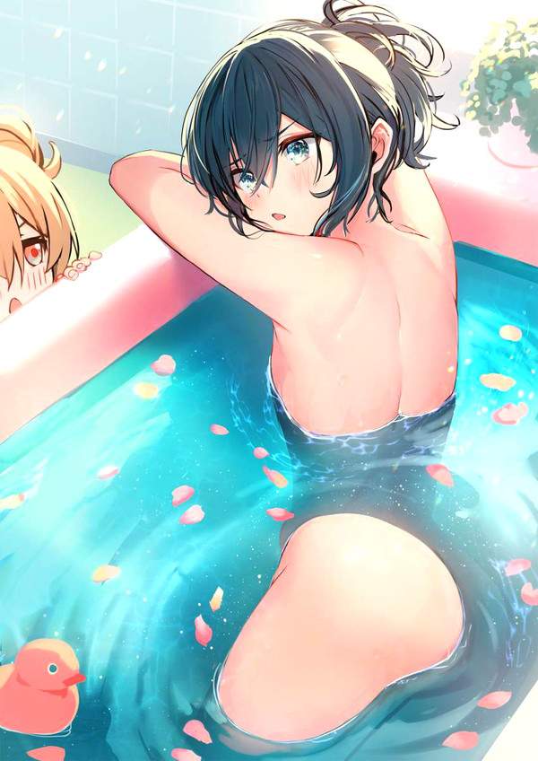 【優雅】花びらを浮かべたお風呂に漬かる女子力高めな二次エロ画像【5】