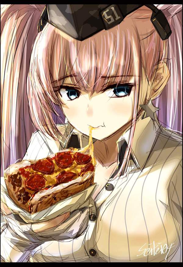 【精液のメタファー】ピザ食ってチーズが糸引いてる女子のエロ画像【26】