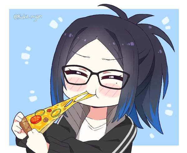 【精液のメタファー】ピザ食ってチーズが糸引いてる女子のエロ画像【31】