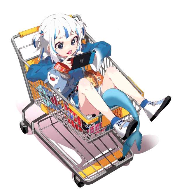 【炎上案件】ショッピングカートに乗ってる悪ノリ女子の二次画像【31】