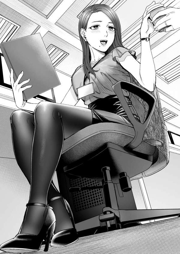 【パンチラも有るよ】オフィスチェアーに座る社会人女性の二次エロ画像【8】