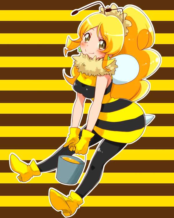 【スズメバチには気を付けよう！】ハチのコスプレしてる女子の二次エロ画像【8】