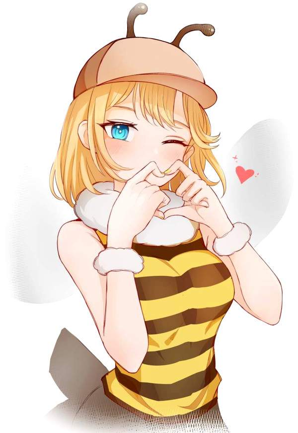 【スズメバチには気を付けよう！】ハチのコスプレしてる女子の二次エロ画像【22】