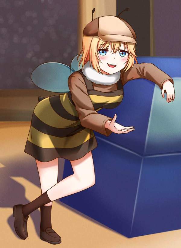 【スズメバチには気を付けよう！】ハチのコスプレしてる女子の二次エロ画像【25】