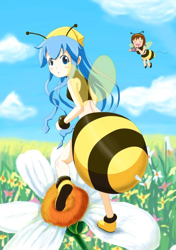 【スズメバチには気を付けよう！】ハチのコスプレしてる女子の二次エロ画像【28】