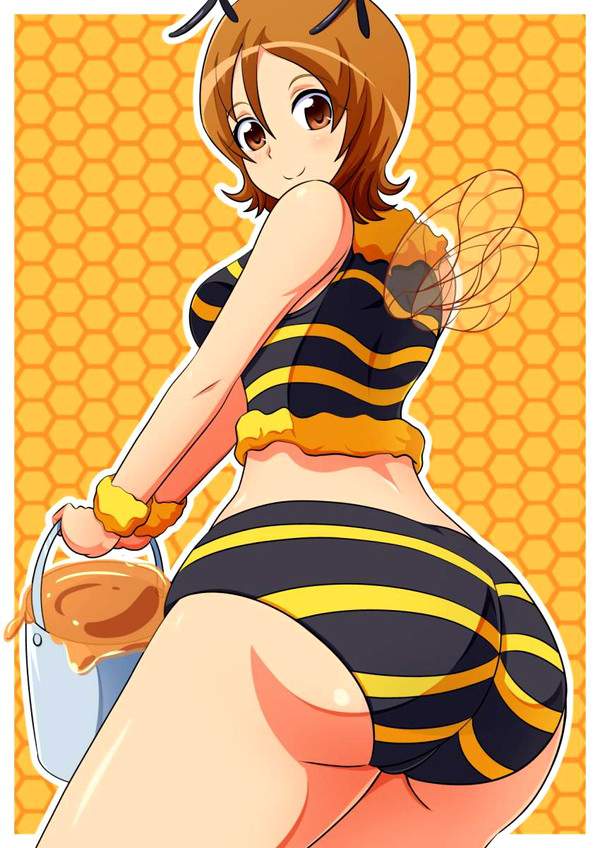 【スズメバチには気を付けよう！】ハチのコスプレしてる女子の二次エロ画像【38】