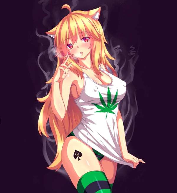 【麻草キッド】多分タバコでは無いナニカを吸ってる女子の二次画像【シーシャでチル】【10】