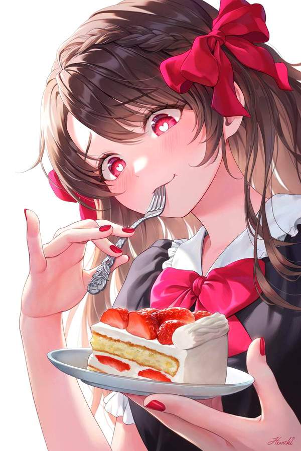 【恋のカーニバル】イチゴのショートケーキ食べてる女子の二次画像【11】