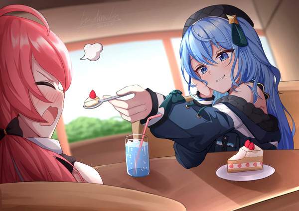 【恋のカーニバル】イチゴのショートケーキ食べてる女子の二次画像【14】