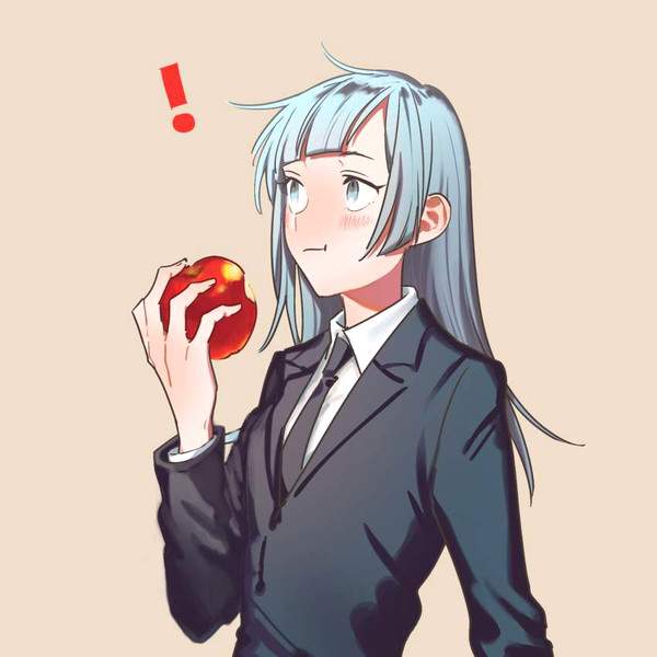 【アップル信者】リンゴを丸かじりする女子の二次画像【6】