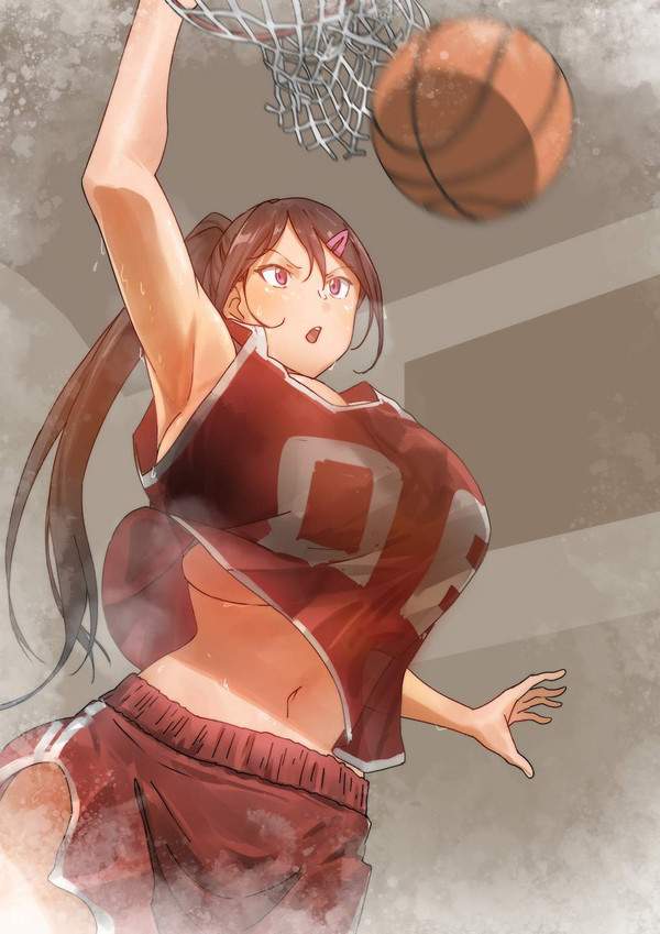 【君が好きだと叫びたい】女子バスケットボール選手のワキを愛でる二次エロ画像【4】