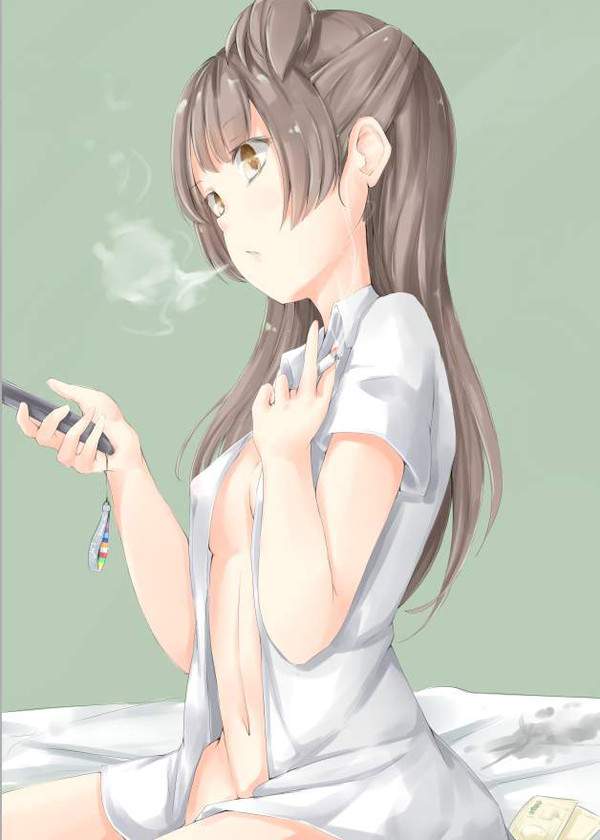 【タバコが美味しい瞬間】事後に一服する女子の二次エロ画像【34】