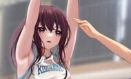 【君が好きだと叫びたい】女子バスケットボール選手のワキを愛でる二次エロ画像