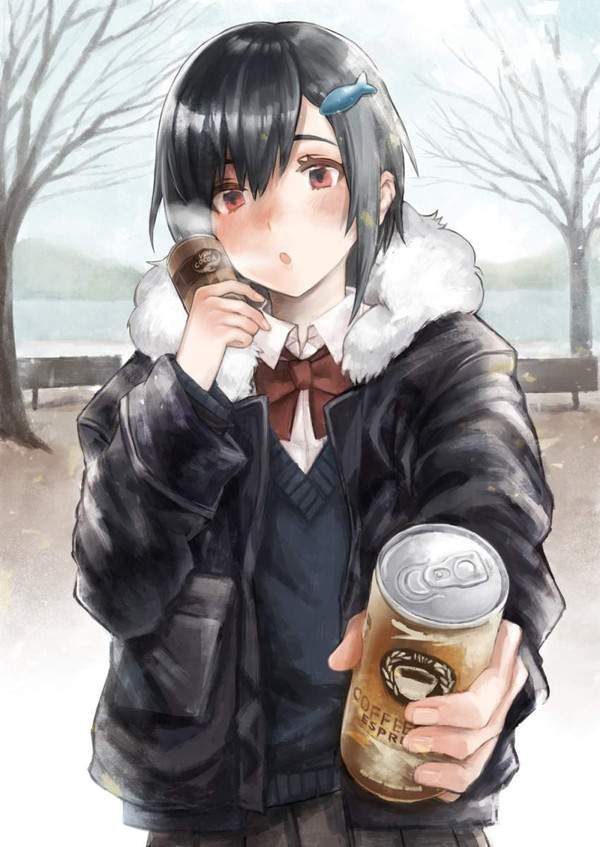 【レシートは捨てた】冬と缶コーヒーと女子の二次画像【15】