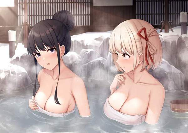 【男のロマン】お風呂を楽しむ女子集団を覗いてる雰囲気の二次エロ画像【21】