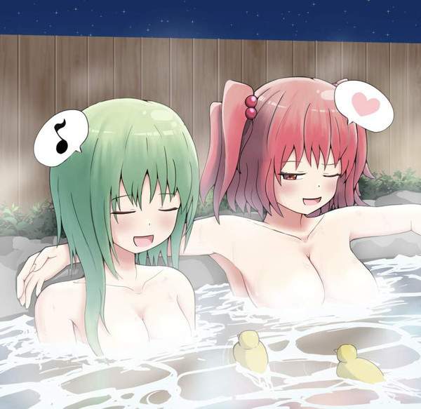 【男のロマン】お風呂を楽しむ女子集団を覗いてる雰囲気の二次エロ画像【33】