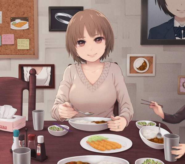 【世界の伝統料理第1位】カレーライス食べてる女子の二次エロ画像【10】