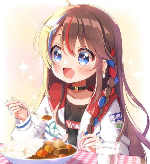 【世界の伝統料理第1位】カレーライス食べてる女子の二次エロ画像【12】