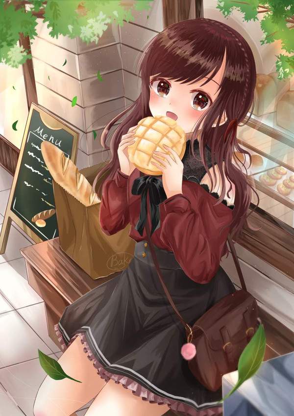 【片親じゃなくても】菓子パン食べてる女の子の二次画像【5】