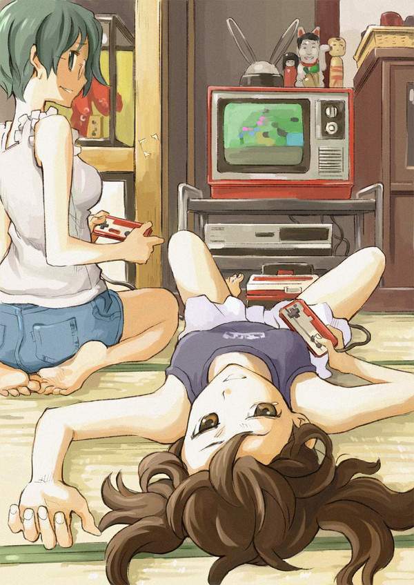 【老人にとってのゲーム】初代ファミコンをプレイしてる女子の二次画像【5】