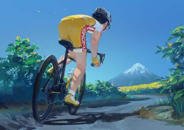 【努力義務】ヘルメット被って自転車に乗ってる女子の二次画像【20】