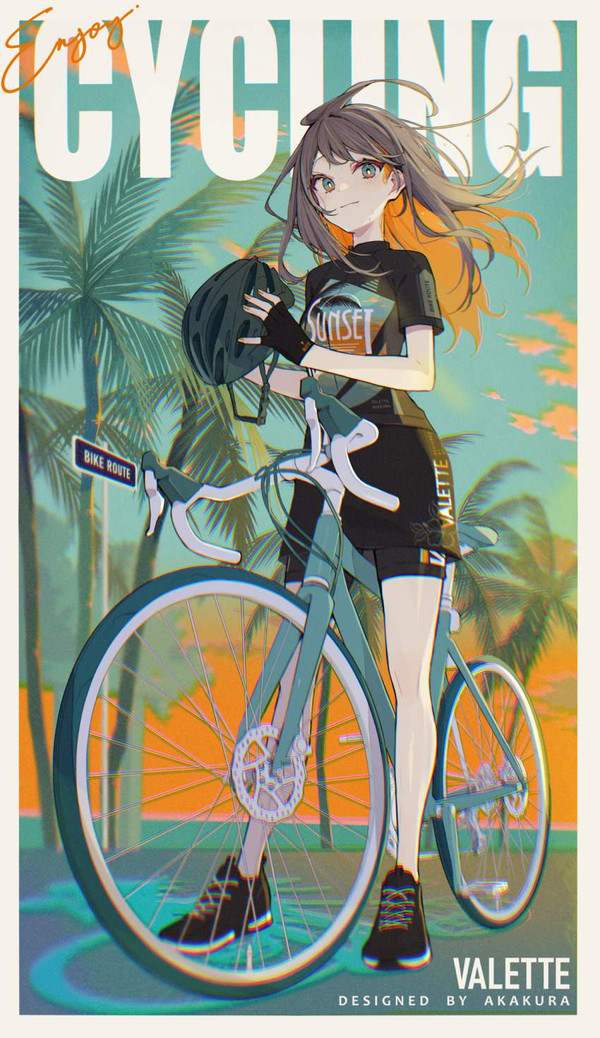 【努力義務】ヘルメット被って自転車に乗ってる女子の二次画像【27】