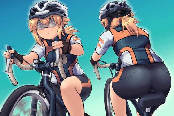 【努力義務】ヘルメット被って自転車に乗ってる女子の二次画像【28】