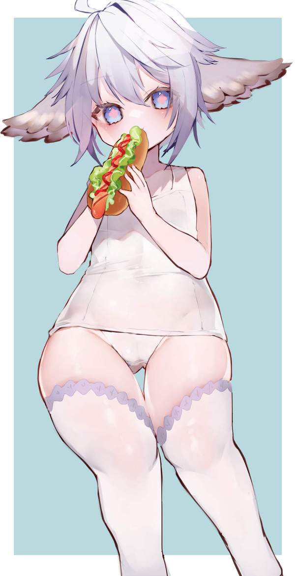 【きんもーっ☆】ホットドッグ食べてる女子の二次エロ画像【10】