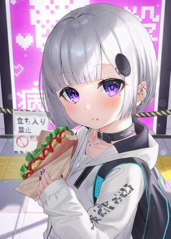 【きんもーっ☆】ホットドッグ食べてる女子の二次エロ画像【30】
