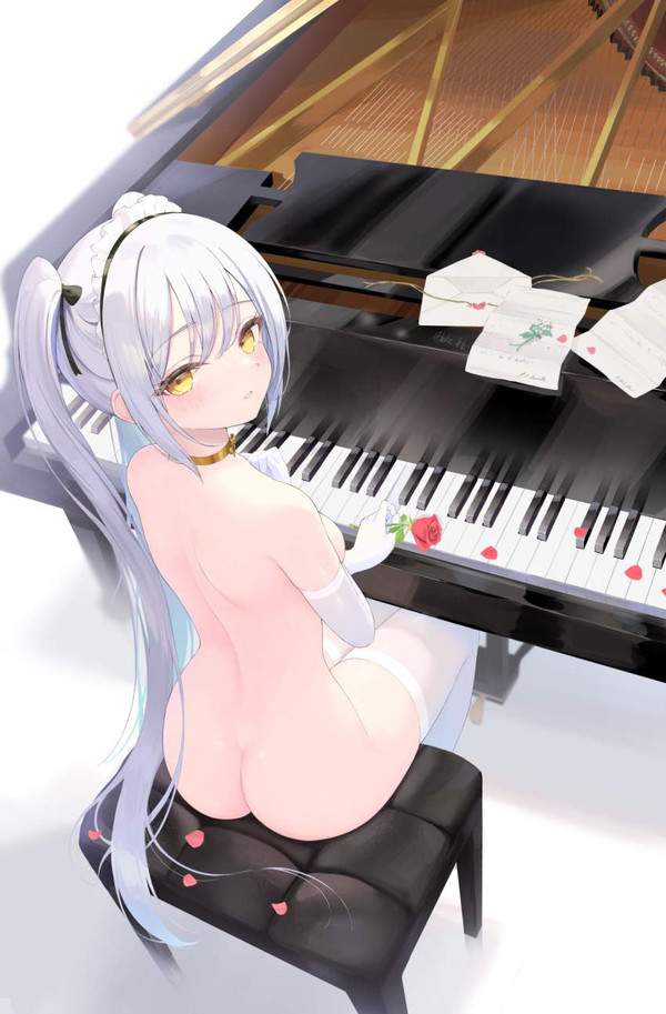 【Youtuberあるある】エロい恰好でピアノ弾いてる女子の二次エロ画像【20】