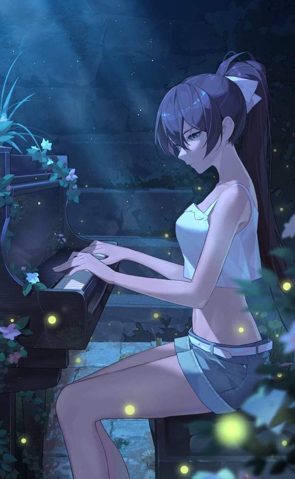 【Youtuberあるある】エロい恰好でピアノ弾いてる女子の二次エロ画像【22】