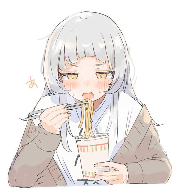 【みそきん製造終了】カップヌードル食べてる女子の二次画像【21】