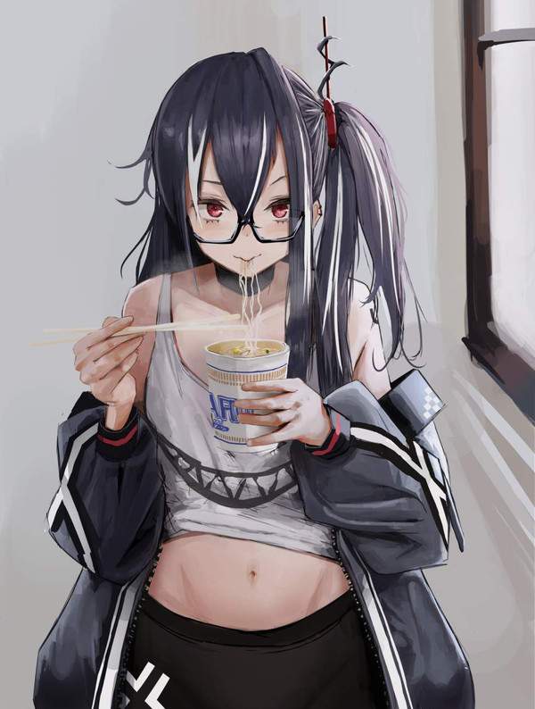 【みそきん製造終了】カップヌードル食べてる女子の二次画像【30】