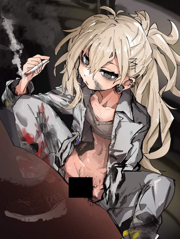 【ニコチン×ポコチン】セックス中にタバコ吸ってる二次エロ画像【16】