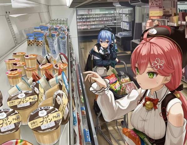 【宮本信子もびっくり】スーパーマーケット店内での二次エロ画像【33】