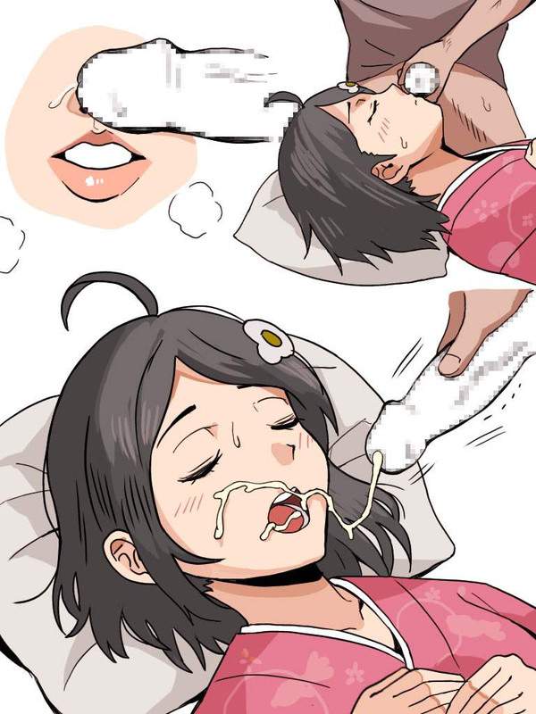 【バレる！】寝てる女の子に精液ぶっかけてる二次エロ画像【マジこれザーメン臭いな…】【38】