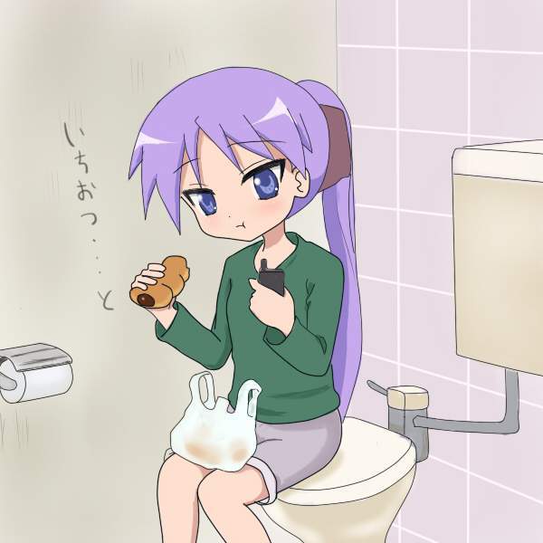 【便所飯】トイレでお弁当食べてる女子の二次画像【10】