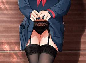 【ヤる気マンマン娘】パンティーとガーターベルトを着用する女子の二次エロ画像
