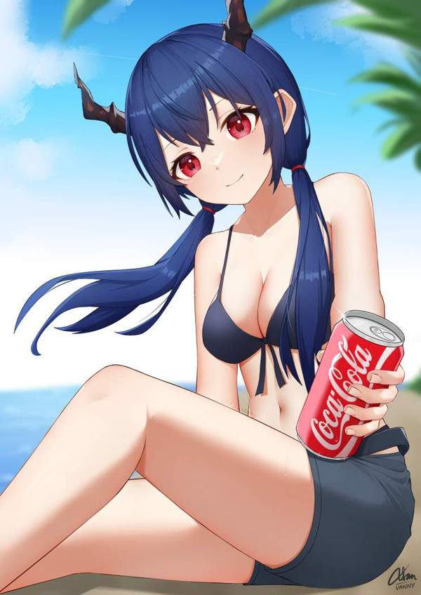 【オイオイオイ】コーラ飲んでる女子の二次エロ画像【23】