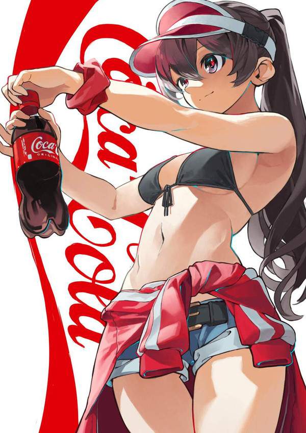 【オイオイオイ】コーラ飲んでる女子の二次エロ画像【39】