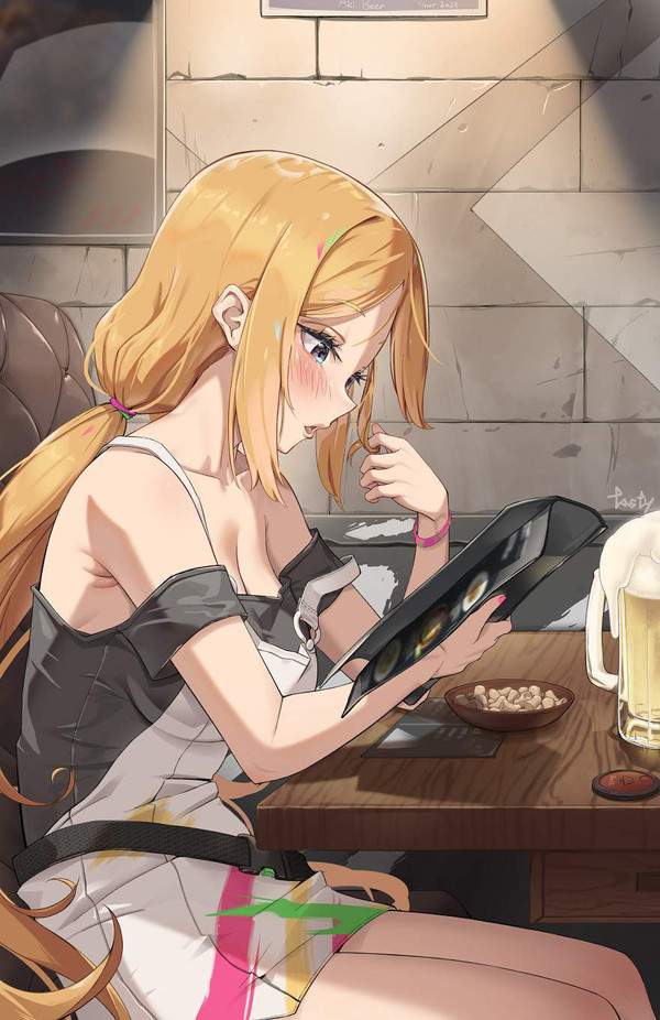 【生中(意味深)】ジョッキでビール飲んでる女子の二次エロ画像【7】