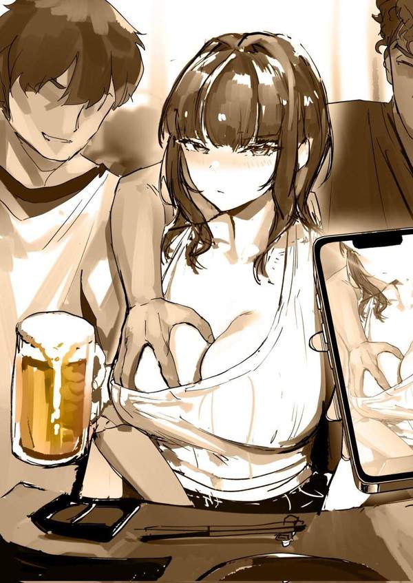 【生中(意味深)】ジョッキでビール飲んでる女子の二次エロ画像【17】